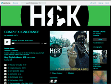 Tablet Screenshot of hoodiniandking.bandcamp.com