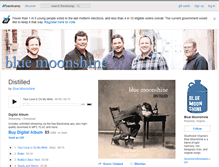 Tablet Screenshot of bluemoonshine.bandcamp.com