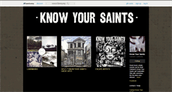 Desktop Screenshot of knowyoursaints.bandcamp.com