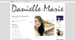 Desktop Screenshot of daniellemariemusic.bandcamp.com