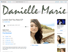 Tablet Screenshot of daniellemariemusic.bandcamp.com