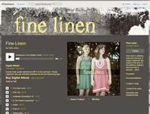 Tablet Screenshot of finelinen.bandcamp.com
