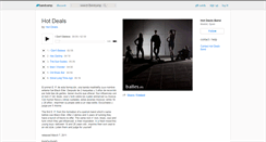 Desktop Screenshot of hotdealsband.bandcamp.com