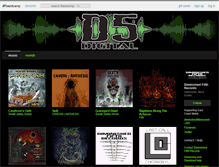 Tablet Screenshot of d5digital.bandcamp.com