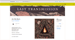 Desktop Screenshot of lasttransmission.bandcamp.com