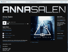 Tablet Screenshot of annasalen.bandcamp.com