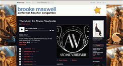 Desktop Screenshot of brookemaxwell.bandcamp.com