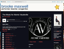 Tablet Screenshot of brookemaxwell.bandcamp.com