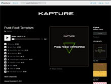 Tablet Screenshot of kapture.bandcamp.com