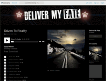 Tablet Screenshot of delivermyfate.bandcamp.com