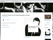 Tablet Screenshot of coldbloodclub.bandcamp.com