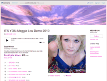 Tablet Screenshot of meggielou.bandcamp.com