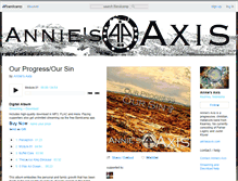 Tablet Screenshot of anniesaxis.bandcamp.com