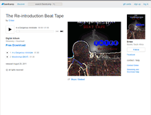 Tablet Screenshot of entee1.bandcamp.com