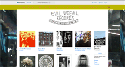 Desktop Screenshot of evilweevilrecords.bandcamp.com