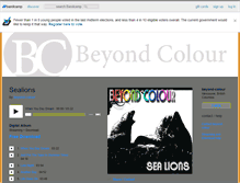 Tablet Screenshot of beyondcolour.bandcamp.com