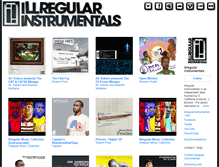 Tablet Screenshot of illregularinstrumentals.bandcamp.com