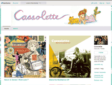 Tablet Screenshot of cassolette.bandcamp.com