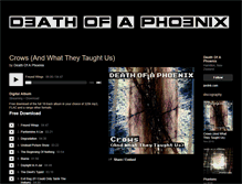 Tablet Screenshot of deathofaphoenix.bandcamp.com