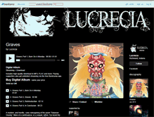 Tablet Screenshot of lucrecia.bandcamp.com