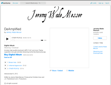 Tablet Screenshot of jeremywademesser.bandcamp.com