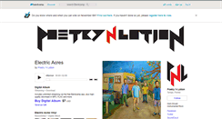 Desktop Screenshot of poetrynlotion.bandcamp.com