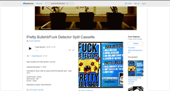 Desktop Screenshot of fuckdetector.bandcamp.com
