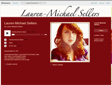 Tablet Screenshot of laurenmichaelsellers.bandcamp.com