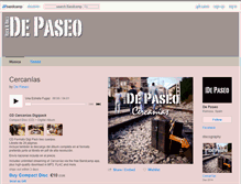 Tablet Screenshot of depaseorock.bandcamp.com