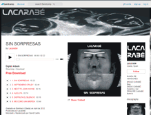 Tablet Screenshot of lacarabe.bandcamp.com