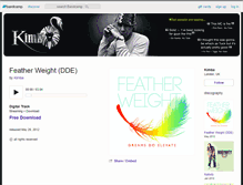 Tablet Screenshot of kingkimba.bandcamp.com
