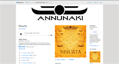 Desktop Screenshot of annunaki.bandcamp.com