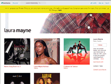 Tablet Screenshot of lauramayne.bandcamp.com