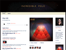 Tablet Screenshot of incrediblepolo.bandcamp.com