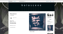 Desktop Screenshot of holoscene.bandcamp.com