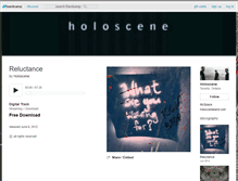 Tablet Screenshot of holoscene.bandcamp.com