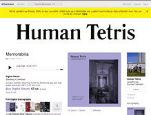 Tablet Screenshot of humantetris.bandcamp.com