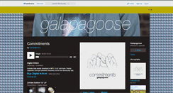 Desktop Screenshot of galapagoose.bandcamp.com