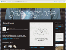 Tablet Screenshot of galapagoose.bandcamp.com