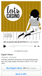 Mobile Screenshot of loiscasino.bandcamp.com