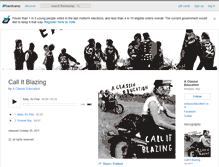 Tablet Screenshot of aclassiceducation.bandcamp.com