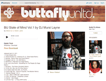 Tablet Screenshot of buttaflyunltd.bandcamp.com