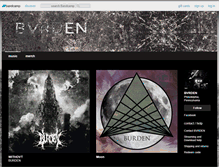 Tablet Screenshot of burden.bandcamp.com