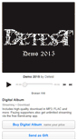 Mobile Screenshot of detest.bandcamp.com
