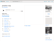 Tablet Screenshot of cheesequake.bandcamp.com