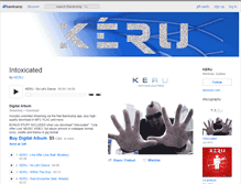 Tablet Screenshot of keru.bandcamp.com
