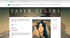 Desktop Screenshot of papertigersofficial.bandcamp.com