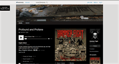Desktop Screenshot of hammerfight.bandcamp.com