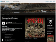 Tablet Screenshot of hammerfight.bandcamp.com