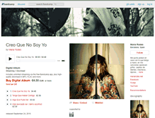 Tablet Screenshot of mariarodes.bandcamp.com